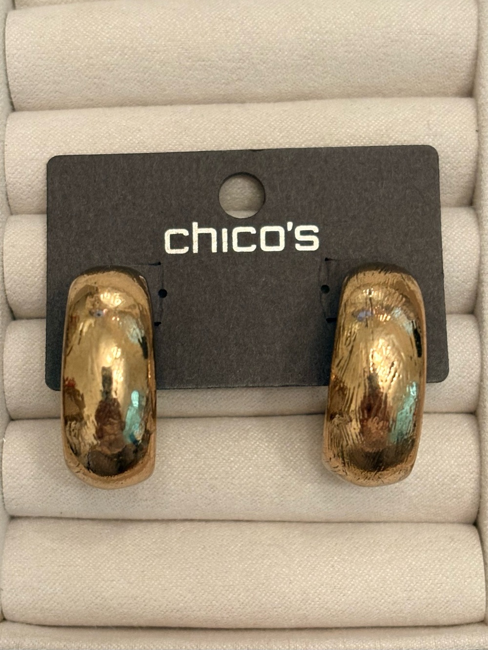 Chico’s | Gisele Hoop Earrings | 1” Diameter